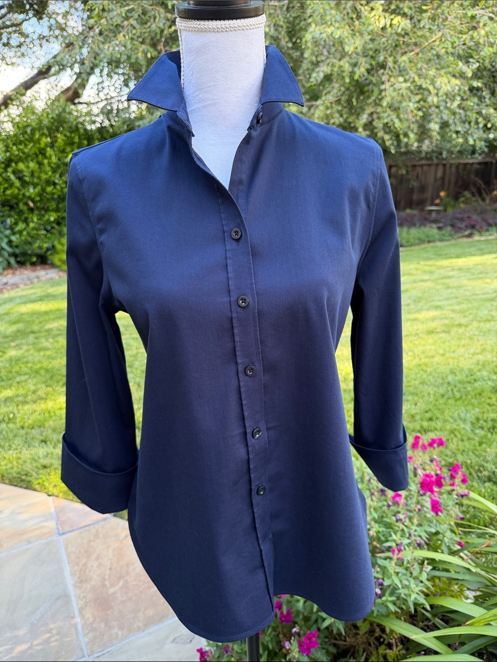 Chico’s No Iron Button Down